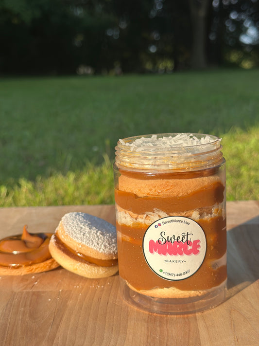 Jar de Alfajor con Dulce de Leche y Coco 🥥✨