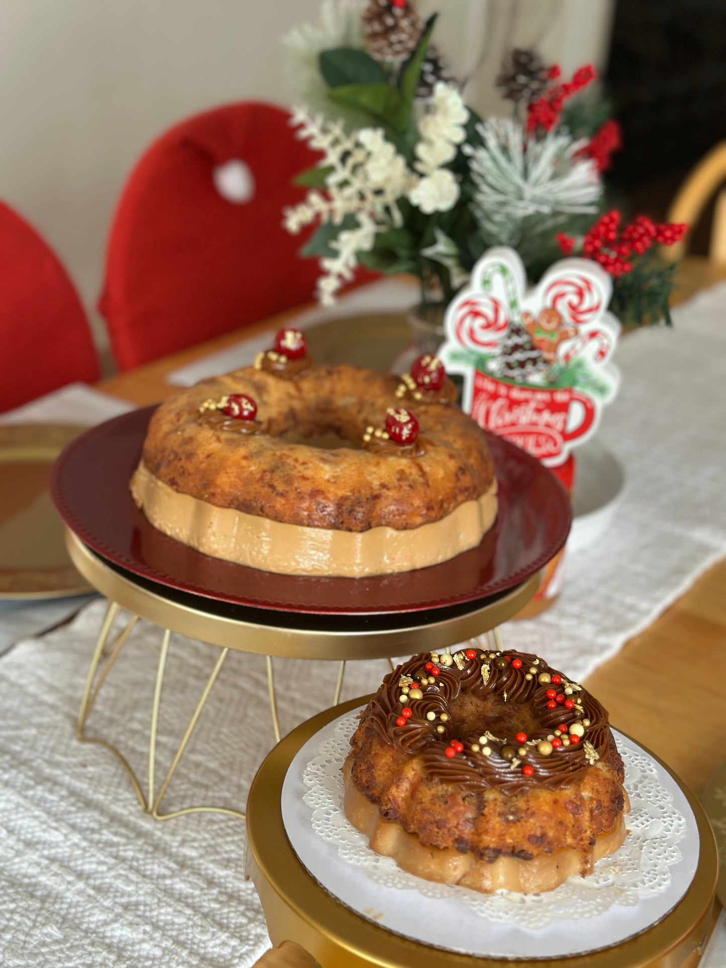 Torta Natilla Con Buñuelo Grande